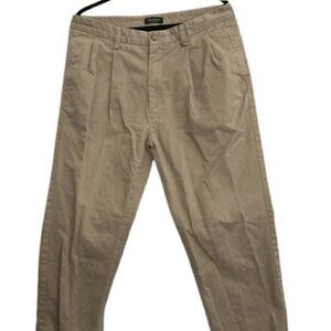 Nautica Men's Khaki Pleated Pants Size 34